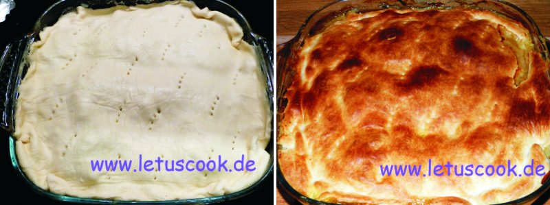 Süßkartoffel-Fleisch-Pie