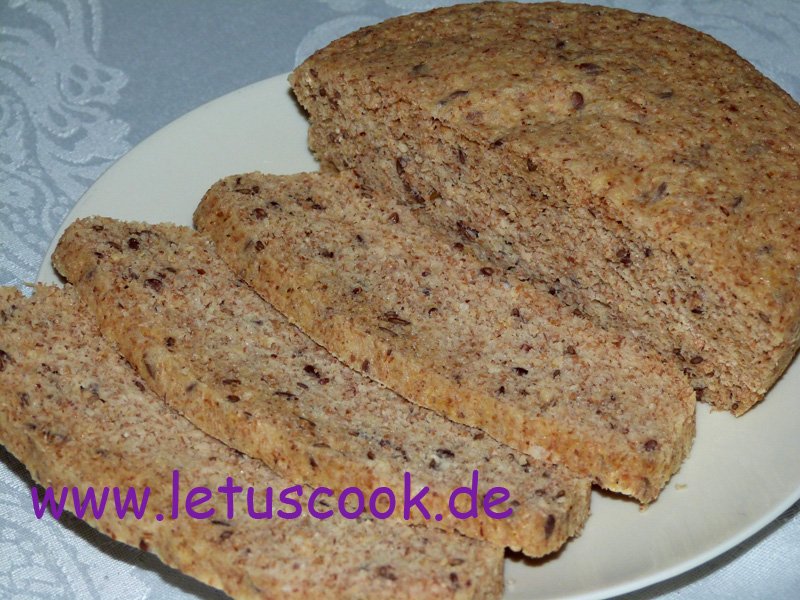 Haferkleie-Leinsamen Brot