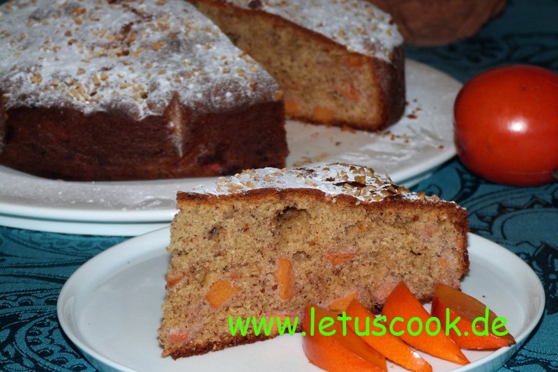 Kaki-Kuchen - let us cook