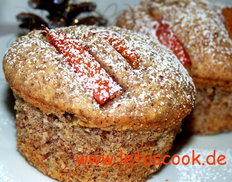 Kaki-Mandel-Muffins