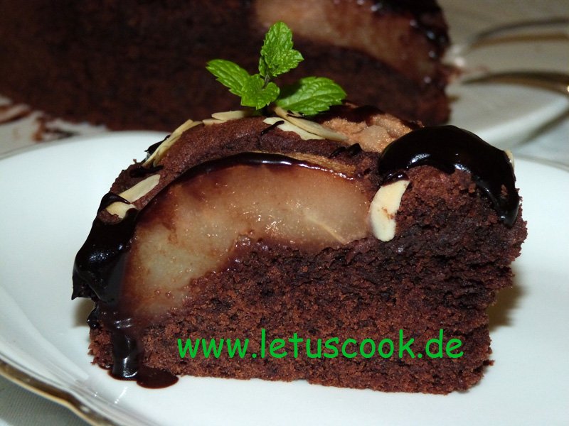 Schoko-Birnen Torte